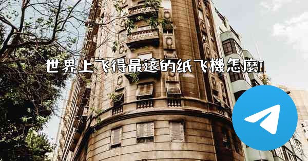 世界上飞得最遠的纸飞機怎麼叠