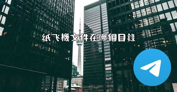 纸飞機文件在哪個目錄