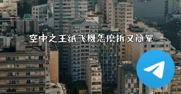 空中之王纸飞機怎麼折又簡單