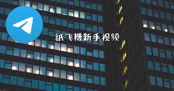 纸飞機新手视频