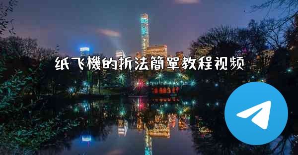 纸飞機的折法簡單教程视频