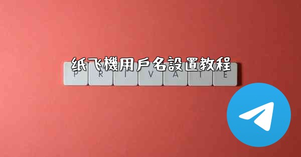 纸飞機用戶名設置教程