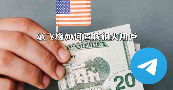 纸飞機如何查找個人用戶