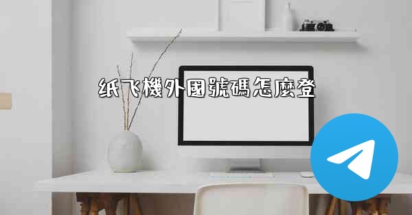 纸飞機外國號碼怎麼登