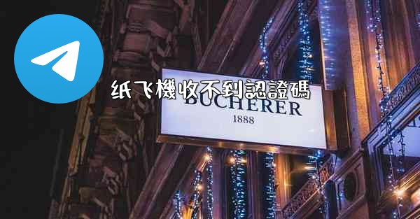 纸飞機收不到認證碼