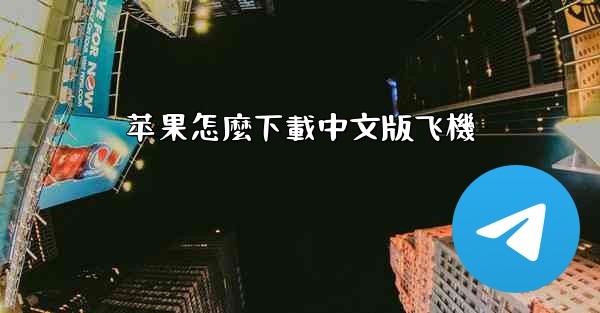 苹果怎麼下載中文版飞機