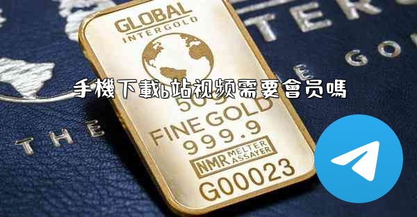 手機下載b站视频需要會员嗎