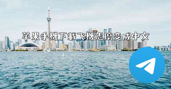 苹果手機下載飞機怎麼变成中文