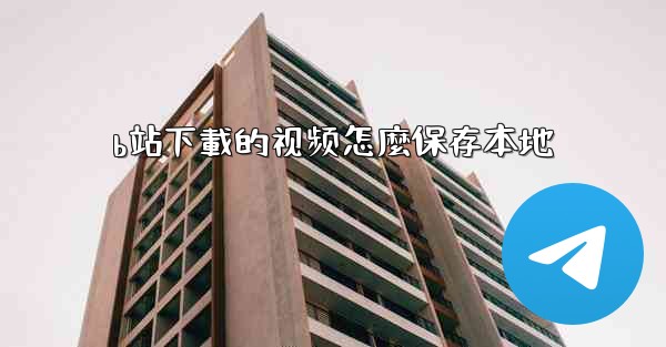 b站下載的视频怎麼保存本地