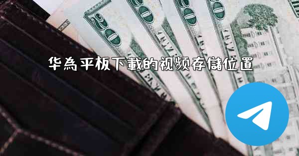 华為平板下載的视频存儲位置