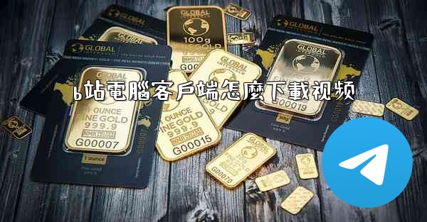 b站電腦客戶端怎麼下載视频