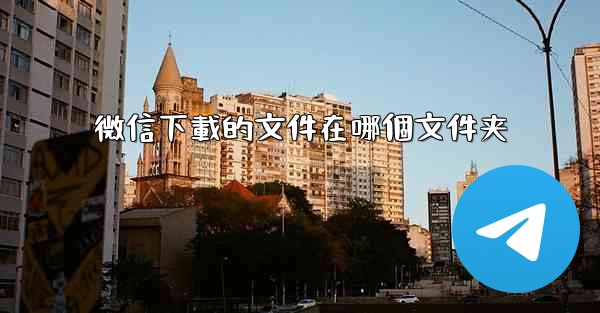 微信下載的文件在哪個文件夹