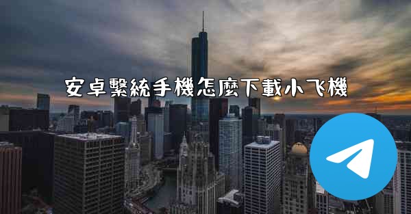安卓繫統手機怎麼下載小飞機