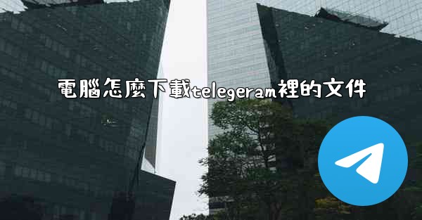 電腦怎麼下載telegeram裡的文件