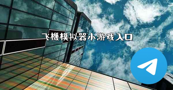 飞機模拟器小游戏入口