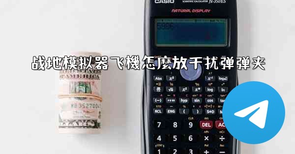 战地模拟器飞機怎麼放干扰弹弹夹