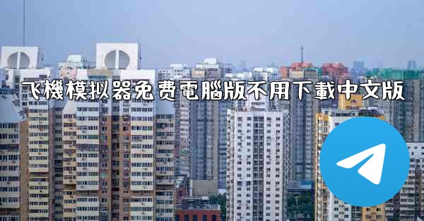 飞機模拟器免费電腦版不用下載中文版