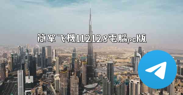 簡單飞機112128電腦pc版