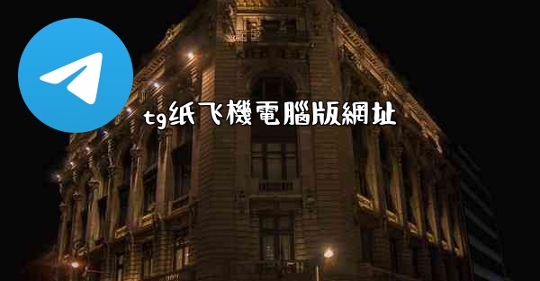 tg纸飞機電腦版網址