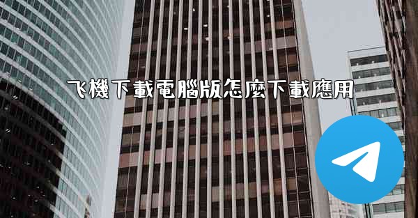 飞機下載電腦版怎麼下載應用