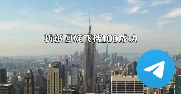 折纸回旋飞機100成功