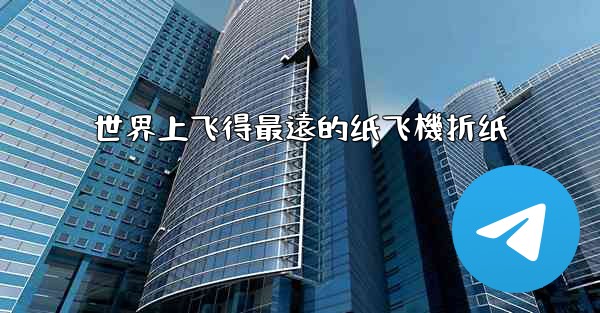 世界上飞得最遠的纸飞機折纸