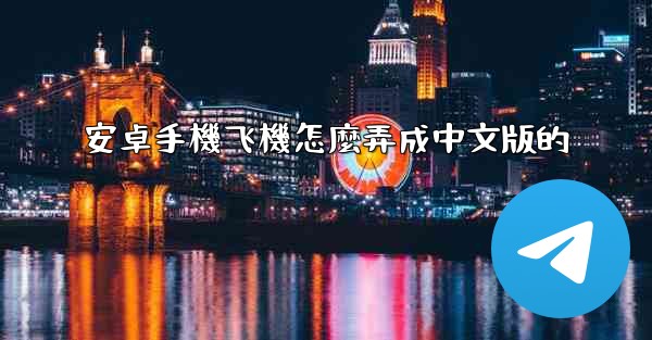 安卓手機飞機怎麼弄成中文版的