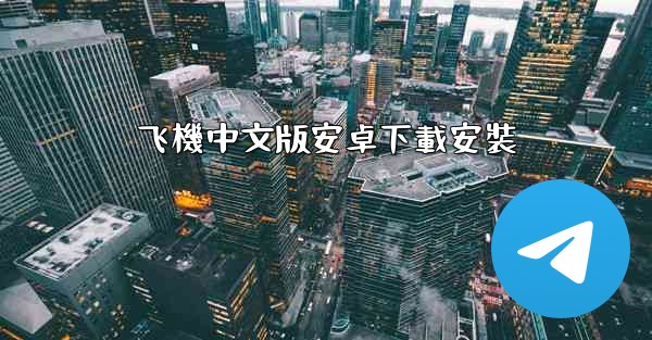 飞機中文版安卓下載安裝