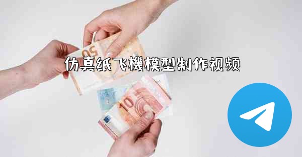 仿真纸飞機模型制作视频