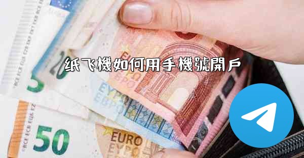 纸飞機如何用手機號開戶