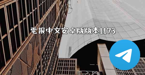 電报中文安卓版版本1173