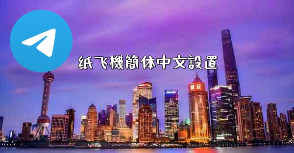 <b>纸飞機簡体中文設置</b>