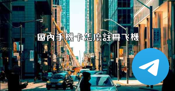 國內手機卡怎麼註冊飞機