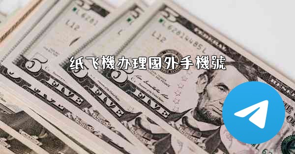 纸飞機办理國外手機號