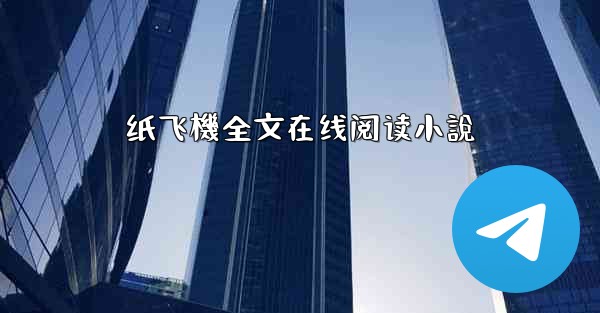 纸飞機全文在线阅读小說