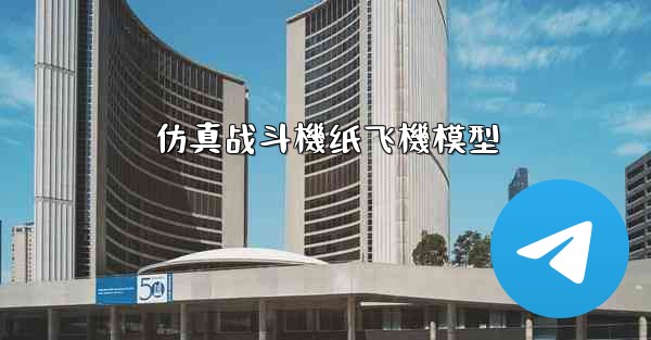 仿真战斗機纸飞機模型