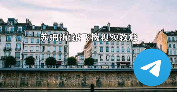 苏珊折叠纸飞機视频教程