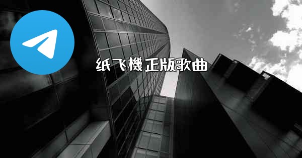 纸飞機正版歌曲