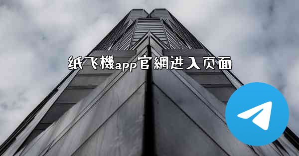 纸飞機app官網进入页面