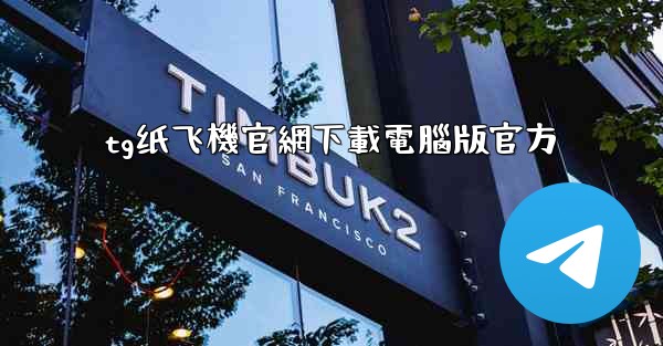 tg纸飞機官網下載電腦版官方