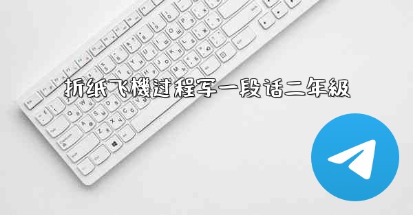 折纸飞機过程写一段话二年級