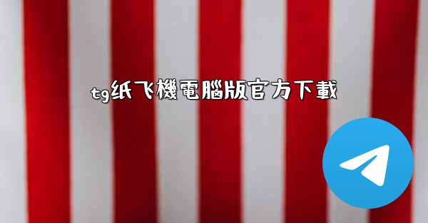 tg纸飞機電腦版官方下載