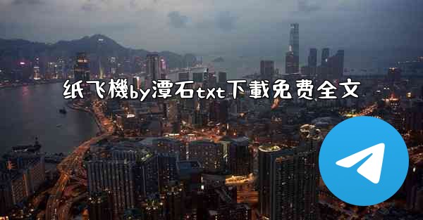 纸飞機by潭石txt下載免费全文