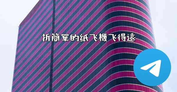 <b>折簡單的纸飞機飞得遠</b>