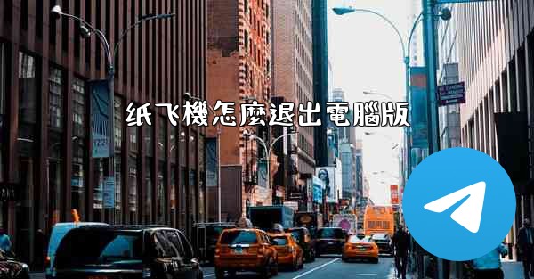 <b>纸飞機怎麼退出電腦版</b>