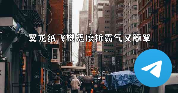 翼龙纸飞機怎麼折霸气又簡單