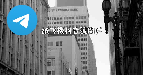 纸飞機抖音號開戶