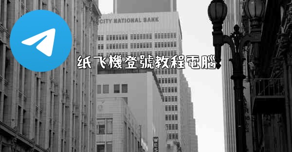 纸飞機登號教程電腦