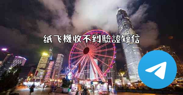 <b>纸飞機收不到驗證短信</b>