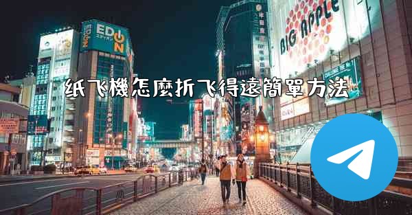 纸飞機怎麼折飞得遠簡單方法